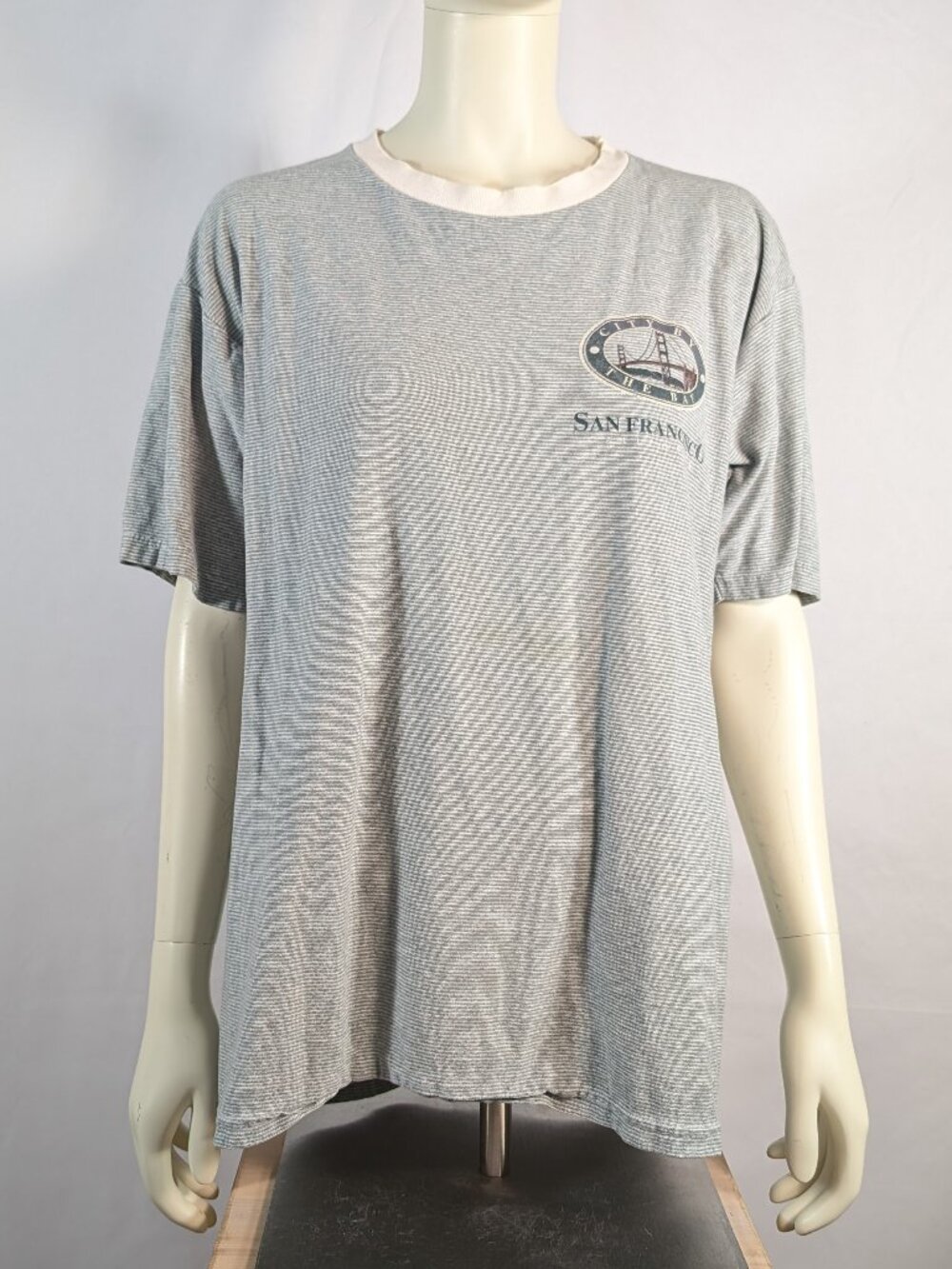 Striped San Francisco souvenir tshirt